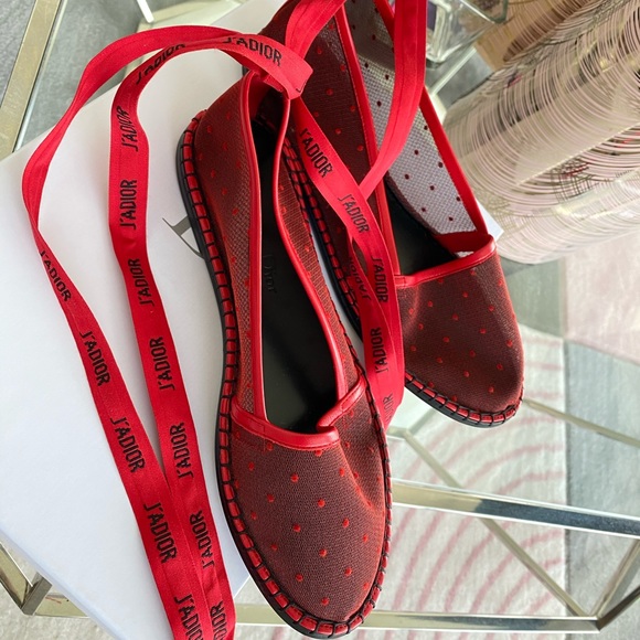 christian dior tie up sandals